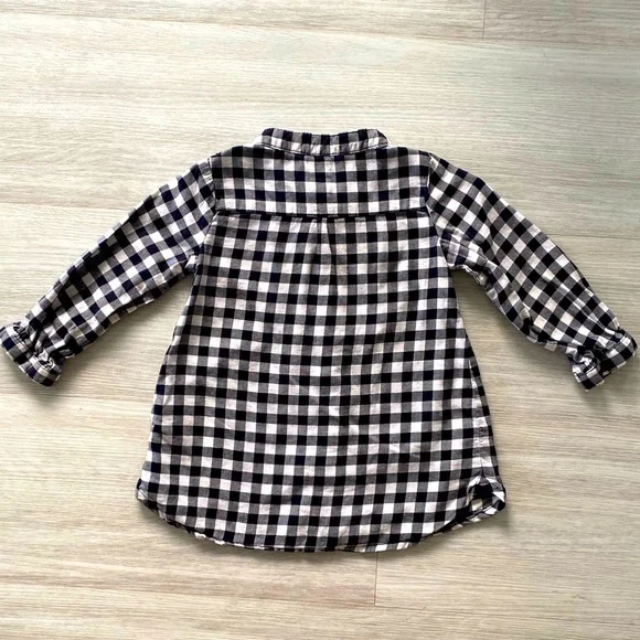 Baby Gap checkered blouse - Picture 2 of 4